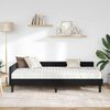 vidaXL Eckbettgestell mit Matratze Sonstiges 2 pcs Schwarz Samt