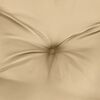 vidaXL Niedriglehner-Auflagen 4 Stk. Melange Beige 100x50x7 cm Stoff