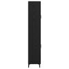 vidaXL Highboard Schwarz Eichen-Optik 69,5 x 34 x 180 cm Holzwerkstoff