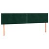 vidaXL Bettgestell ohne Matratze Dunkelgr&uuml;n 120x190 cm Samt