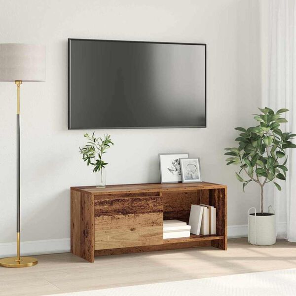 vidaXL TV-Schrankset Altholz 90 x 35 x 40 cm Holzwerkstoff