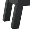 vidaXL Konsolentisch Schwarz 110x30x75 cm Massivholz Mahagoni