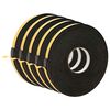 vidaXL Selbstklebendes Schaumstoffband 5 Stk. Schwarz 15 mm x 10 m
