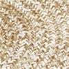 vidaXL Teppich Handgefertigt Jute Wei&szlig; und Natur 120 cm