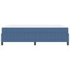 vidaXL Bettrahmen mit Matratze Blau 140 x 200 cm Stoff