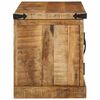 vidaXL Schuhschrank mit Regal Braun 110 x 38 x 45 cm Massivholz Mango