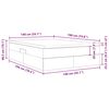 vidaXL Aufbewahrungsbett mit Matratze Grau 140 x 190 cm Kunstleder