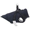vidaXL Hundemantel mit Geschirr Marineblau L Fleece und Polyester