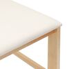 vidaXL Esszimmerst&uuml;hle 2 pcs Natur 40 x 47,5 x 99,5 cm