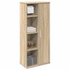 vidaXL Badezimmerschrank mit Rollenhalter Sonoma-Eiche 39x22x90 cm