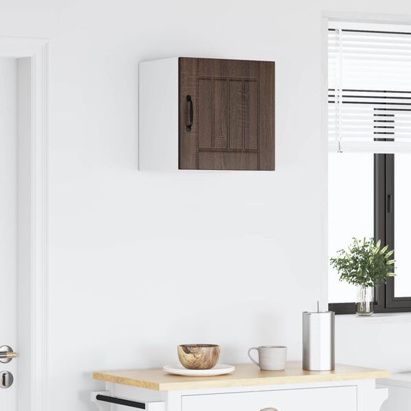 vidaXL K&uuml;chenschrank Braun Eichen-Optik 40 x 31 x 40 cm Holzwerkstoff