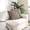 vidaXL Sofakissen 2 St&uuml;ck Taupe 45 x 45 cm Stoff
