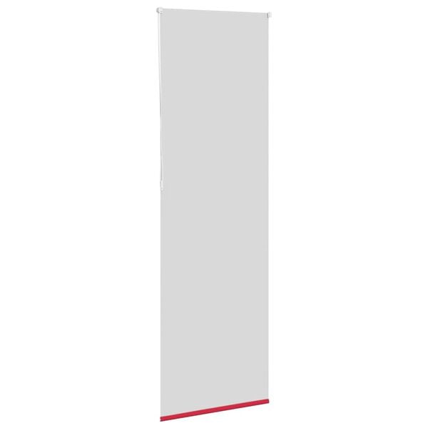 vidaXL Verdunkelungsrollo Rot 80x230 cm Stoffbreite 75,7 cm Polyester