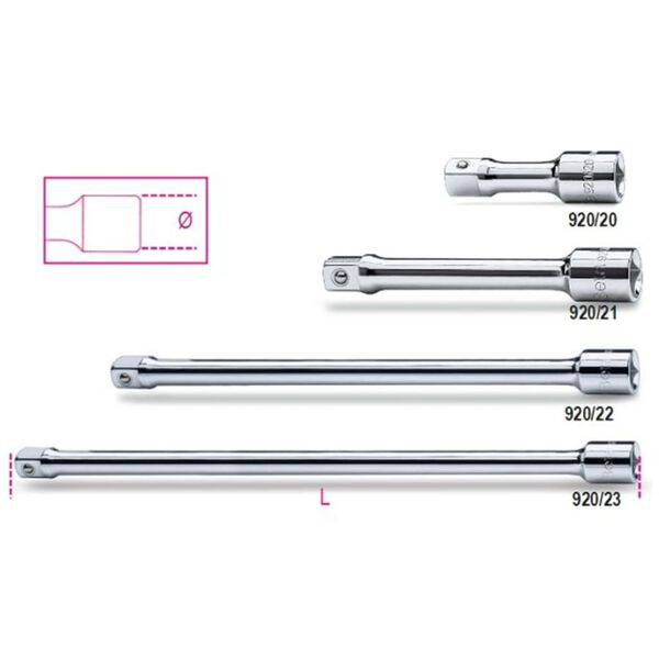 437314 Beta Tools 1/2" Antrieb Verl&auml;ngerung "920/21"