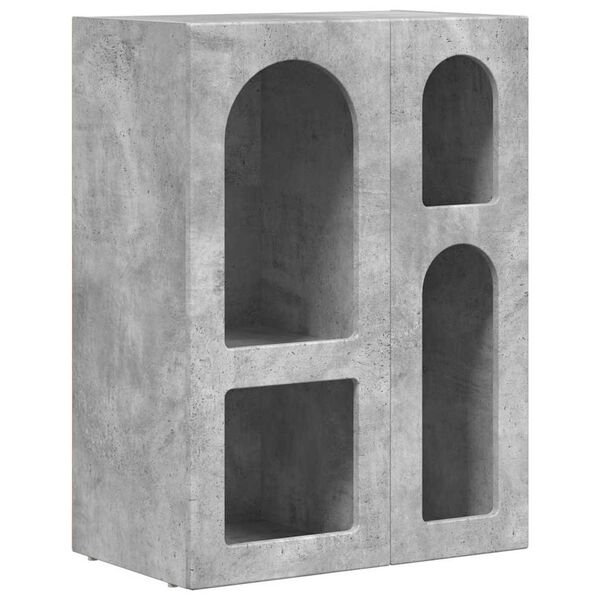 vidaXL Sideboard Beton Grau 59 x 35 x 80,5 cm Holzwerkstoff