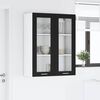 vidaXL H&auml;ngeschrank mit Speicher Schwarz Eichen-Optik 80 x 31 x 100 cm