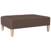 vidaXL Schlafsofa 2-Sitzer mit Hocker Taupe Stoff