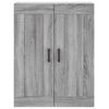 vidaXL Highboard Grau Sonoma 69,5x34x180 cm Holzwerkstoff