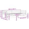 vidaXL Tagesbett mit Schubladen 80x200 cm Massivholz Kiefer