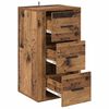 vidaXL Sideboard mit Schubladen Altholz 40 x 33 x 70 cm Holzwerkstoff