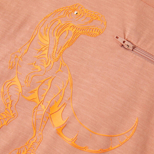 Kinder-Kurzarmshirt Hellorange 128