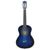 vidaXL Klassikgitarre für Anfänger und Kinder Blau 1/2 34"
