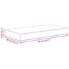 vidaXL Sitzkissen f&uuml;r Outdoor Bunt 80 x 40 x 8 cm 100 % Polyester