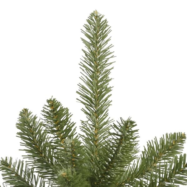 vidaXL K&uuml;nstlicher Weihnachtsbaum Klappbar mit St&auml;nder Gr&uuml;n 210 cm