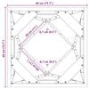 vidaXL Pflanzk&uuml;bel 2 pcs Anthrazit 40 x 40 x 75 cm Stahl