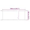 vidaXL Senkrechtmarkise Beige 180x1000 cm Oxford-Gewebe