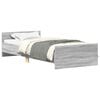 vidaXL Bettgestell Grau Sonoma 100x200 cm Holzwerkstoff