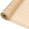 vidaXL Zaunblende Beige 1,2x10 m HDPE 75 g/m²