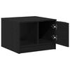 vidaXL Couchtisch Schwarze Eiche 50 x 50 x 36 cm Holzwerkstoff