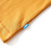 Kinder-Langarmshirt Dunkles Ocker 92