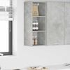 vidaXL H&auml;ngeschrank Beton Grau 30 x 29,5 x 80 cm Holzwerkstoff