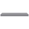 vidaXL Schweberegale 4 Stk. Grau 60x23,5x3,8cm MDF