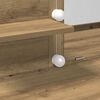 vidaXL Schminktisch Artisan-Eiche 100 x 40 x 130 cm Holzwerkstoff