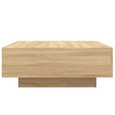 vidaXL Couchtisch Sonoma-Eiche 80x80x31 cm Holzwerkstoff