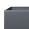 vidaXL Hochbeet Anthrazit 100x100x18,5 cm Stahl