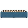 vidaXL Bettgestell Blau 120x200 cm Samt