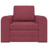vidaXL Schlafsofa Weinrot 98 x 71 x 83 cm Samt