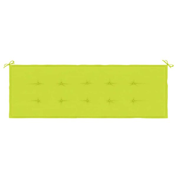 vidaXL Gartenbank-Auflage Hellgr&uuml;n 150x50x3 cm Oxford-Gewebe
