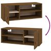 vidaXL Wandschrank Honigbraun 80x30x30 cm Massivholz Kiefer