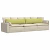 vidaXL Sofakissen 2 pcs Hellgr&uuml;n 145 x 40 cm Stoff