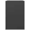 vidaXL Brennholzregal Schwarz 60x40x60 cm Stahl