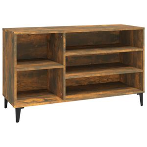 vidaXL Schuhregal R&auml;uchereiche 102x36x60 cm Holzwerkstoff