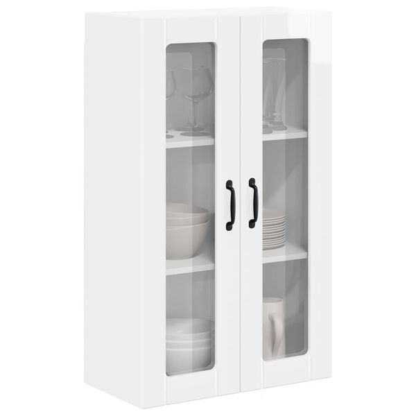 vidaXL K&uuml;chenwandschrank Hochglanz Wei&szlig; 60 x 31 x 100 cm Holzwerkstoff