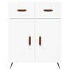 vidaXL Highboard Wei&szlig; 69,5x34x180 cm Holzwerkstoff