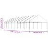 vidaXL Pavillon mit Dach Wei&szlig; 17,84x5,88x3,75 m Polyethylen