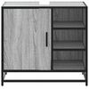 vidaXL Waschbeckenunterschrank Grau Sonoma 65x33x60 cm Holzwerkstoff